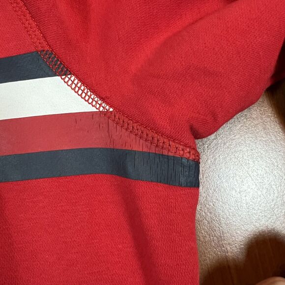 Tommy Hilfiger Sweater Mens Medium Crewneck Pullover‎ Stripe Classic 78J4215 - Picture 5 of 14